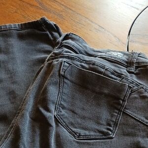 Miss Poured In Blue. Black Denim Jeans